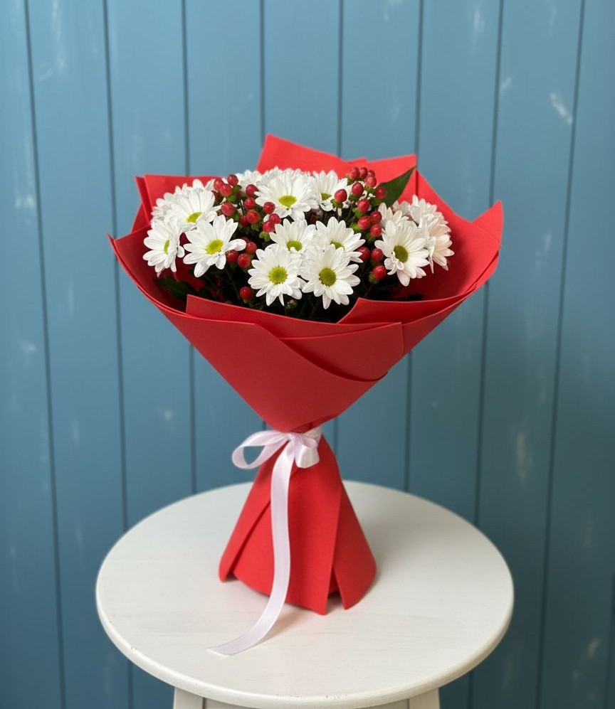 Букет цветов из: Хризантемы в Шербакуле