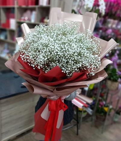 Букет цветов из: Гипсофила в Шербакуле