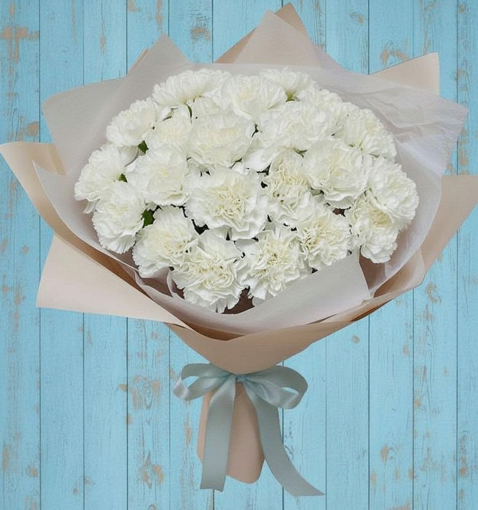 Букет цветов из: Гвоздики в Шербакуле