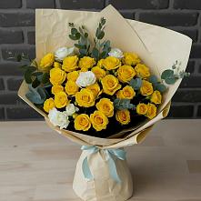 Букет цветов из:  Розы #REPLACE_PRED# Шербакуле