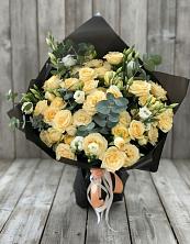 Букет цветов из:  Розы и Лизиантусы в Шербакуле