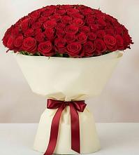 Букет 101 Красная роза Милано в Шербакуле