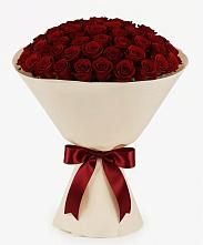 Букет 101 Бордовая роза Блэк Бакарра в Шербакуле