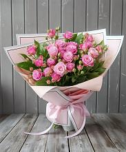 Букет Розовый кустик в Шербакуле