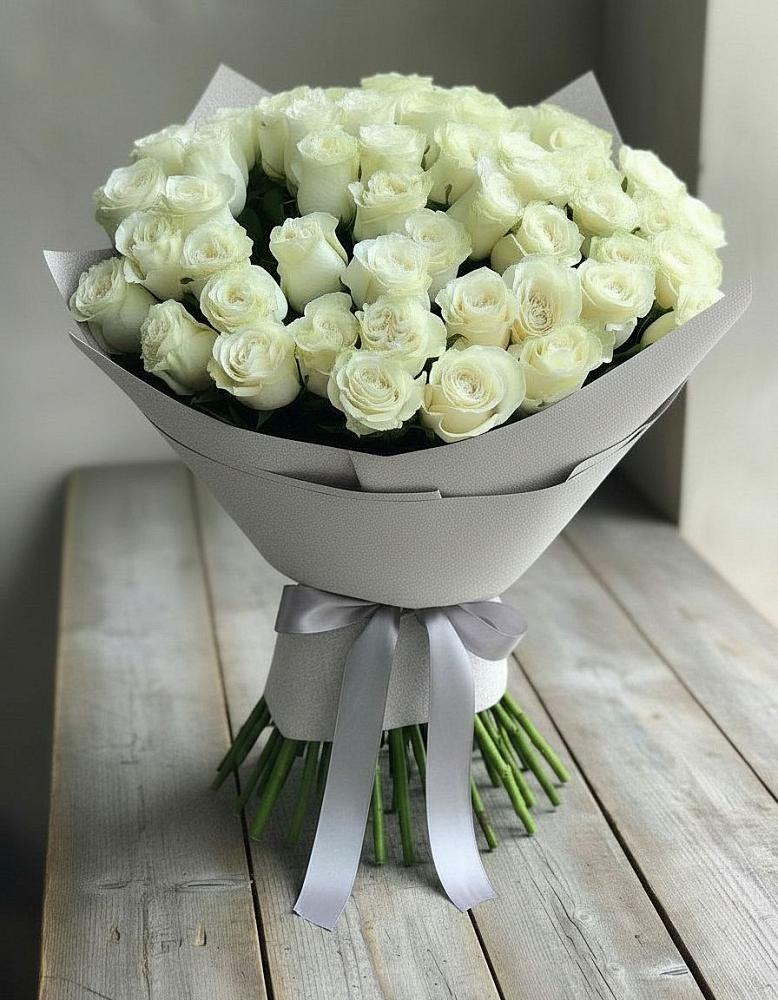 Букет 35 Белых роз в Шербакуле