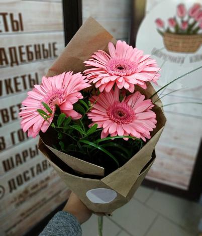 Букет цветов из: Герберы в Шербакуле