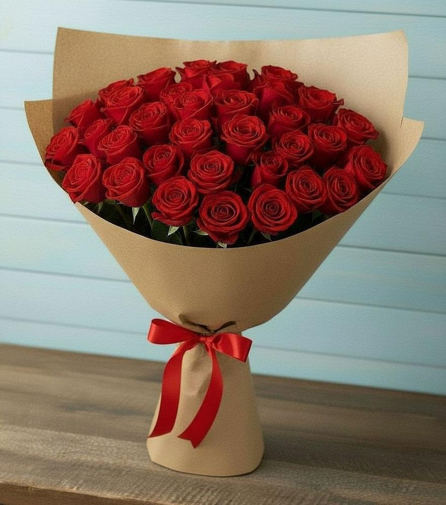 Букет Красные розы Милано в Шербакуле