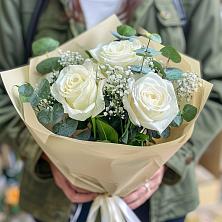 Букет Нежные грёзы в Шербакуле Букет цветов из: Розы в Шербакуле