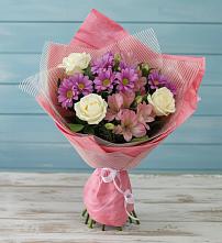 Букет цветов из:  Герберы #REPLACE_PRED# Шербакуле