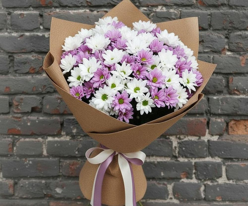 Букет цветов из: Хризантемы в Шербакуле