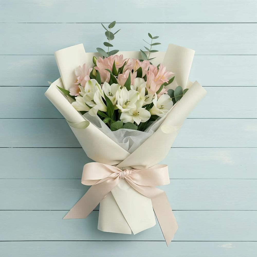 Букет цветов из: Альстромерии в Шербакуле