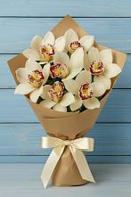 Букет цветов из:  Орхидеи и Розы в Шербакуле