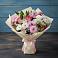 Букет цветов из: Хризантемы, Альстромерии и Розы в Шербакуле